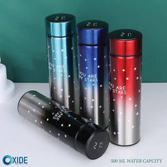 500ml Temperature Water Bottle Shining Stars Design