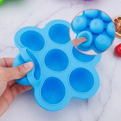 Silicone 7 Grids Multicolour Ice Cream Mold