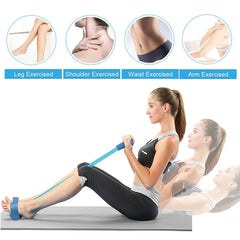 4 Tubes Elastic Sit-Up Pull Rope Abdominal Exerciser