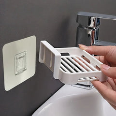 1pc Wall Mounted Plastic Soap Holder