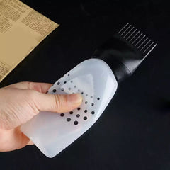 Hair oil applicator comb bottle 120ml