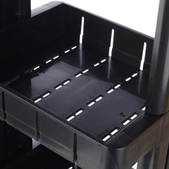 3-Tier Rolling Multi-Purpose Storage Rack with Wheels (HEAVY PLASTIC QUALITY)