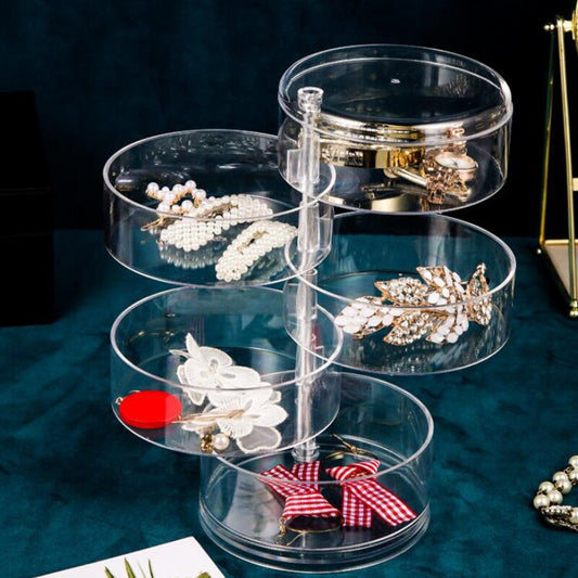 5 layer rotatable jewellery box