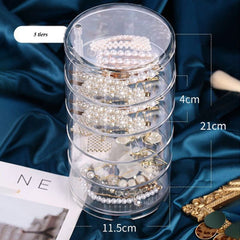 5 layer rotatable jewellery box