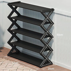 4 Layer Zigzag Shoe Rack