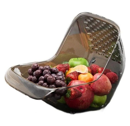 Acrylic Multifunctional Fruit Drain Basket