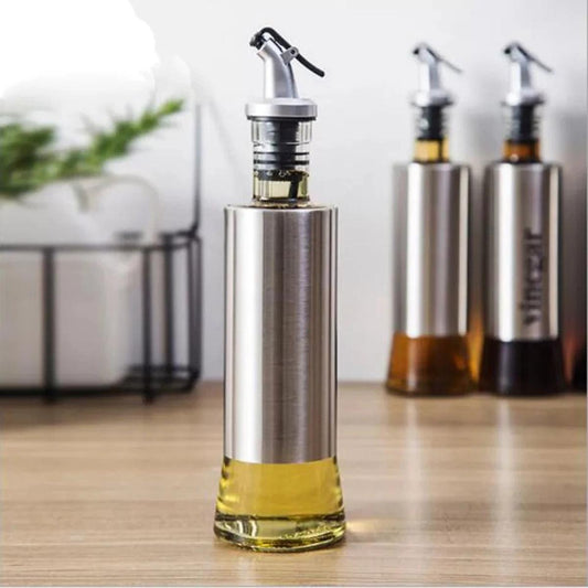 Oil & Vinegar Dropper Bottle — 250 ml Glass Container with Precision Spout