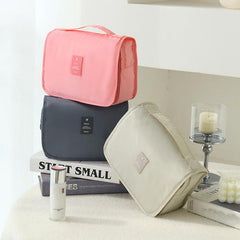 Travel-Friendly Waterproof Makeup & Toiletries Organizer Pouch