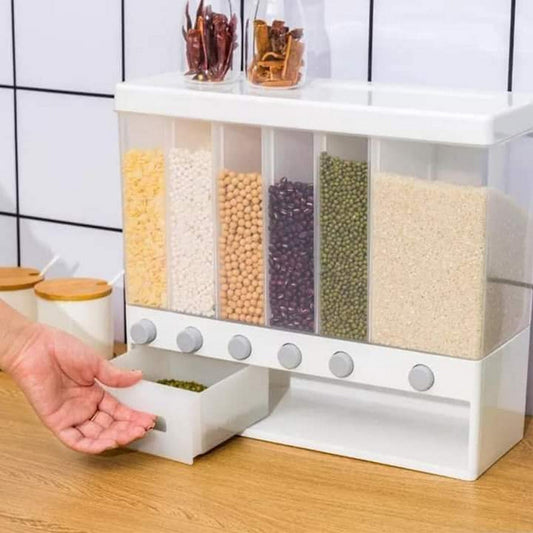 Wall Mounted Cereal and Lentils Container (10kg Capacity)