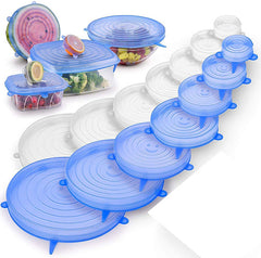 6 Pcs Silicon Lids