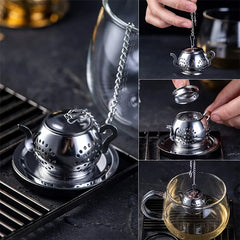 Kettle-Shaped Stainless Steel Tea Infuser
