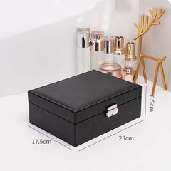 Double Layer Leather Luxury Organiser