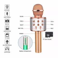 Bluetooth Microphone With Speaker