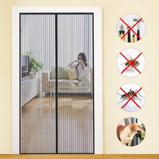 Magic Mesh Door Cover (18 Magnets)