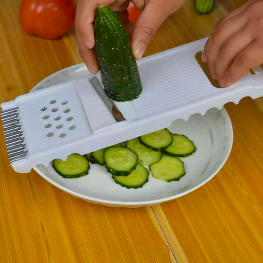 Multi-Functional Vegetable Slicer · Grater · Cutter – 3 Sharp Stainless Steel Blades