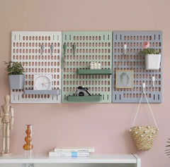 Home Decor Hole Wall Board With Shelves And Hooks
