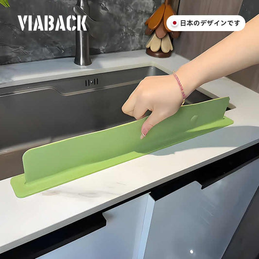 Sink Splash Guard – Flexible Silicone Water Stopper For Kitchen & Bathroom Sinks
