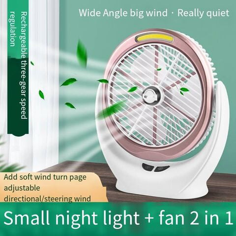 Mini Desktop Fan With LED Lights