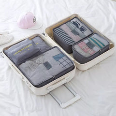 6 pcs Travel Storage Bag Set