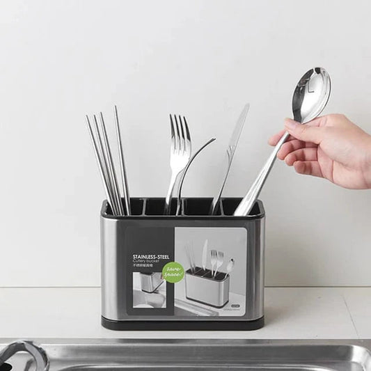 Stainless Steel Cutlery Holder