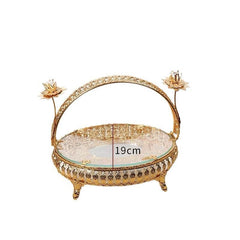 European Style Luxury Tray With Handle