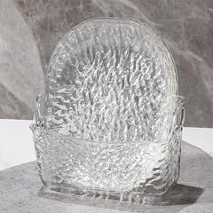 8pcs Acrylic Serving Plates Set With Acrylic Stand