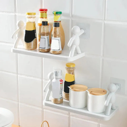 WALL-MOUNTED STORAGE SHELF