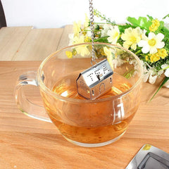 HIC House-Shaped Stainless Steel Tea Infuser with Drip Tray