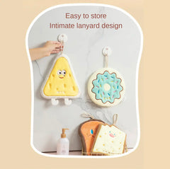 Cute Cartoon Hand Towel (Double Thickness Highly Absorbent)