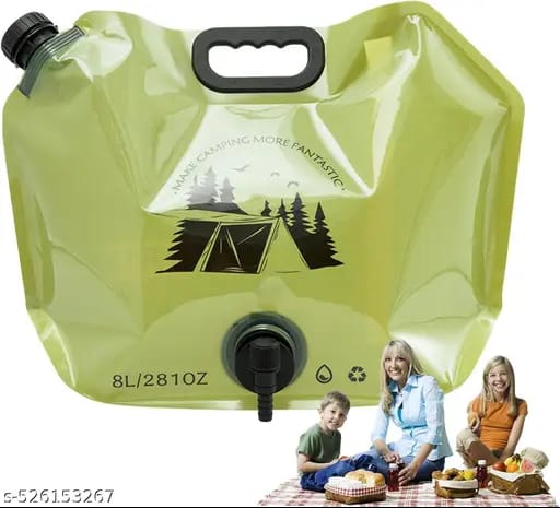 8L Outdoor Foldable Water Travel Bag with Tap