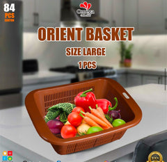 Multi-Purpose Plastic Storage Basket – Large Size