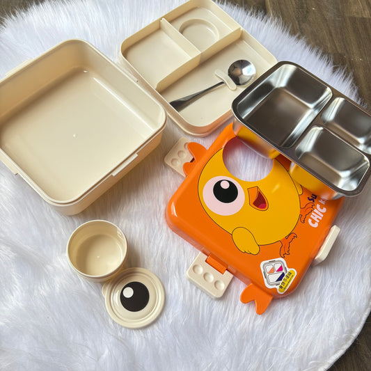 Chicken Design Premium Stainless Steel Lunchbox