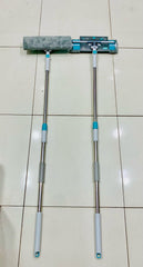 Rotatable Glass Wiper with Bendable Head — Double-Sided Window & Floor Squeegee