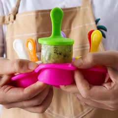 Silicone 7 Grids Multicolour Ice Cream Mold