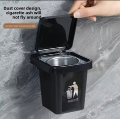 Mini Trash Can Ashtray With Lid