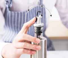 Oil & Vinegar Dropper Bottle — 250 ml Glass Container with Precision Spout