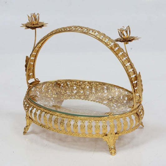 European Style Luxury Tray With Handle
