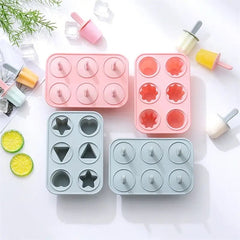 Silicone 6 Hole Popsicle Mold