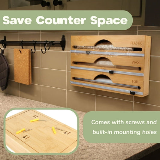 3 Layers Aluminum Foil Wrap Dispenser