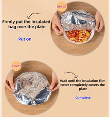 10pcs aluminum foil Food Plate cover
