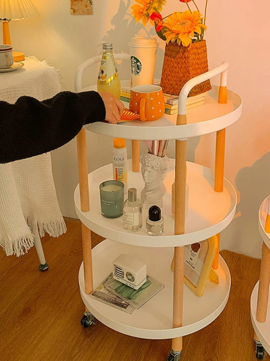 3-Layer Moveable Storage Cart — Multi-Purpose Kitchen & Home Trolley
