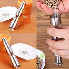 Premium Stainless Steel Manual Pepper Mill