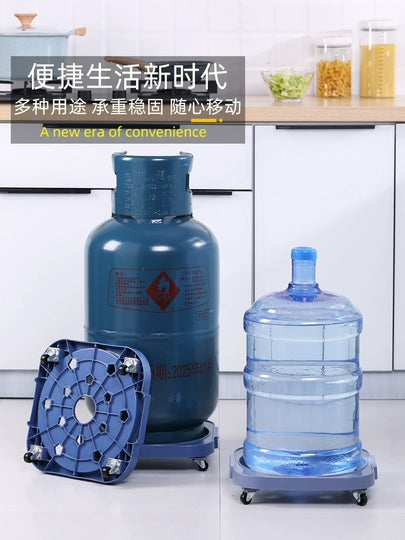Heavy Duty Gas Cylinder Trolley (360° Rotating Wheels)
