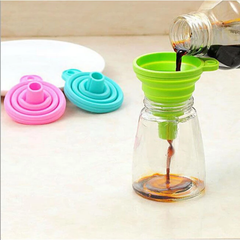 Silicon Foldable Funnel (Pack Of 2)