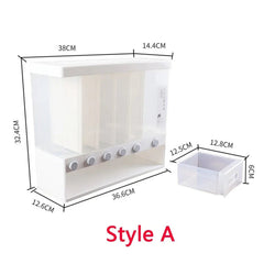 Wall Mounted Cereal and Lentils Container (10kg Capacity)