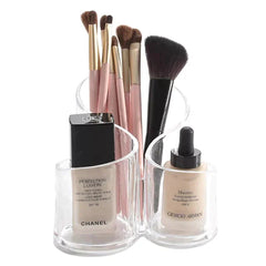 Acrylic Cosmetic Brush Holder - Makeup Brush Organizer