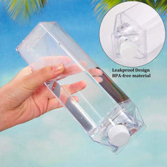 Acrylic Reusable Milk Cartoon Shaped Water Bottle