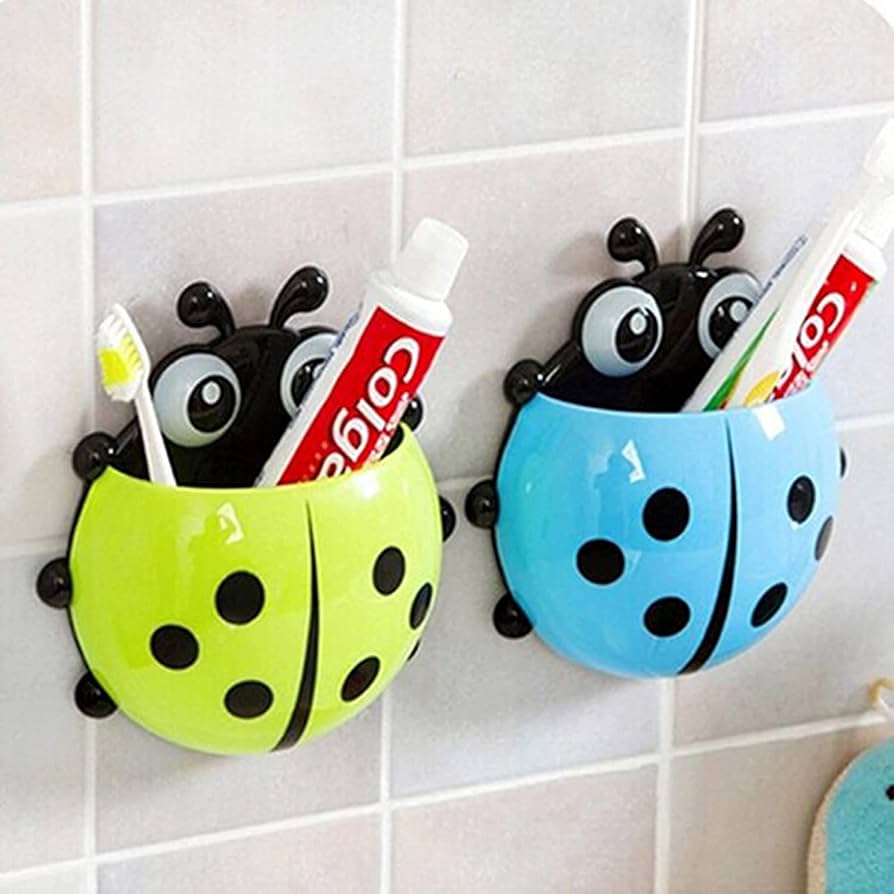 Ladybug Toothbrush & Toothpaste Holder