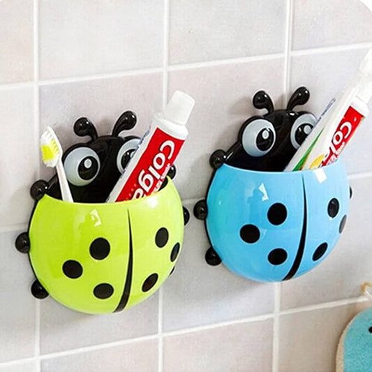 Ladybug Toothbrush & Toothpaste Holder