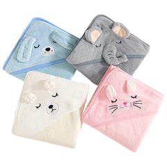Ultra-Soft Hooded Baby Bath Towel – Highly Absorbent Microfiber Towel for Infants & Toddlers